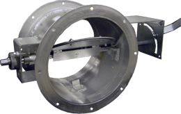 Round Industrial Damper for Process Control